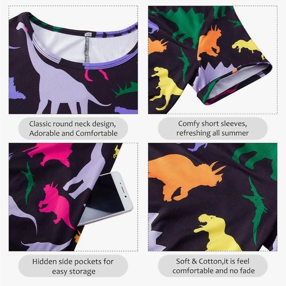 Dinosaur Dress Sz medium Sold out - Picture 2 of 3